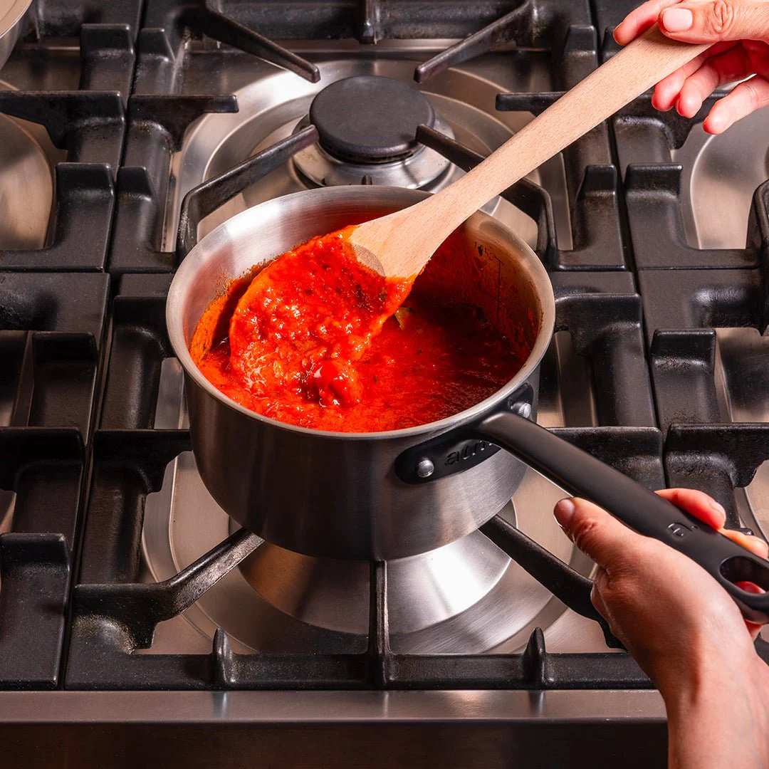 La casserole parfaite en inox, manche noir - 18 cm - Image 4