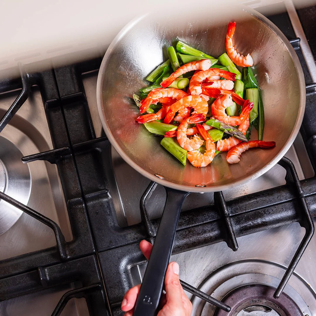 The Wok en inox, manche noir - 28 cm - Image 5