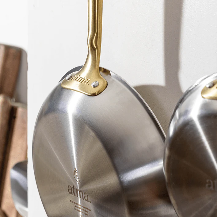 La bonne poêle en inox, manche doré - 30 cm (Édition limitée) - Image 4