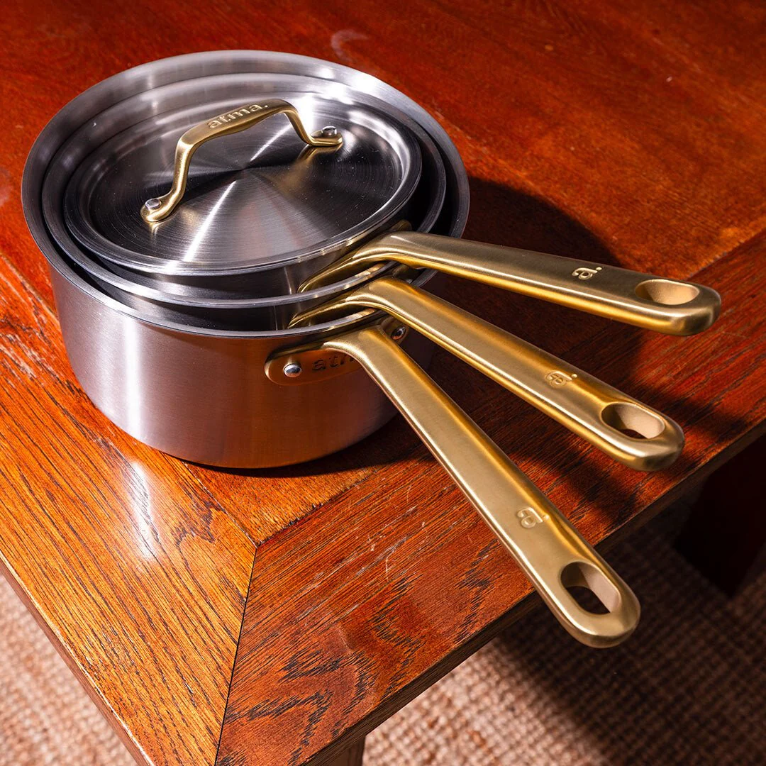 La casserole parfaite en inox, manche doré - 18 cm (Édition limitée) - Image 3