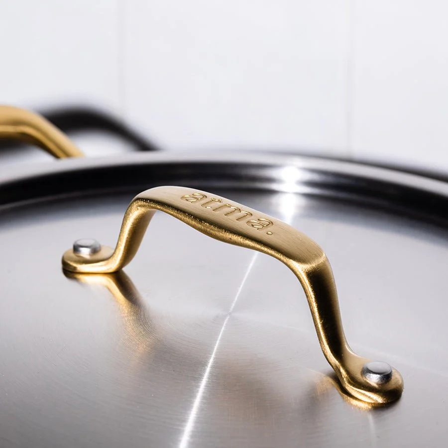 La sauteuse idéale en inox, manche doré - 26 cm (Édition limitée) - Image 4