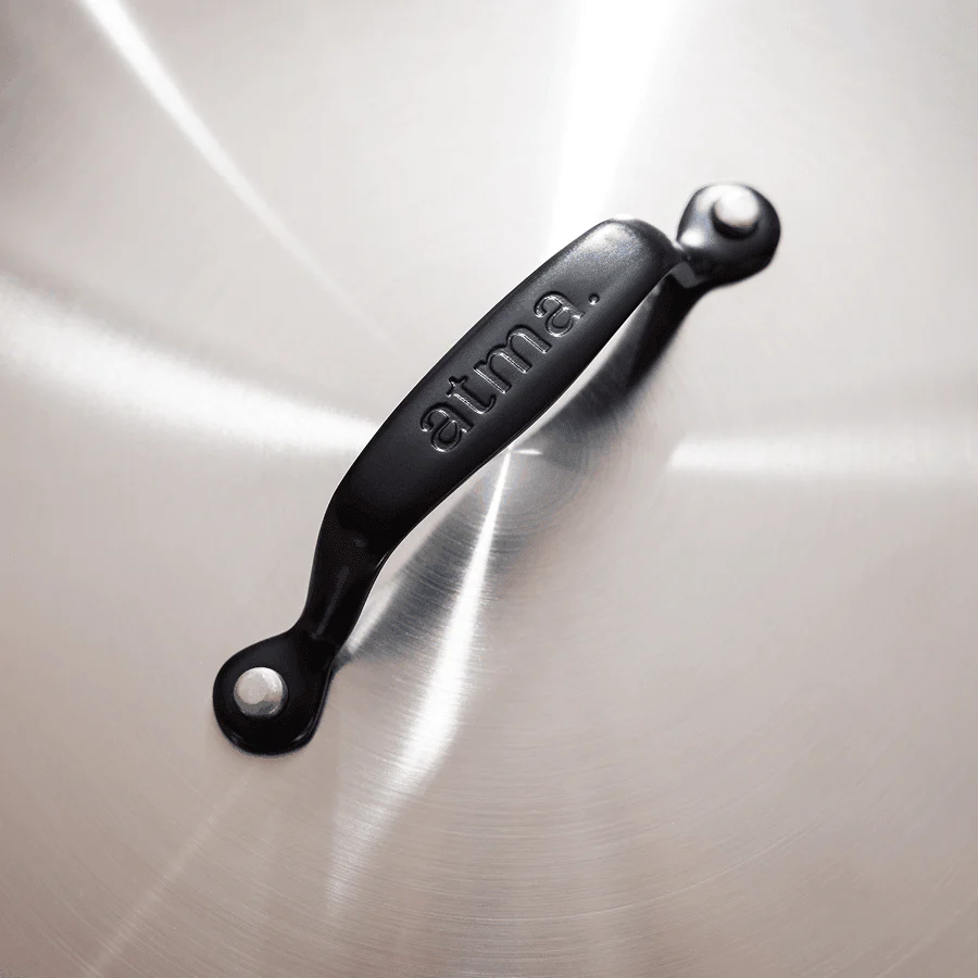 Le rondeau 26cm en inox, poignées noires - Image 4