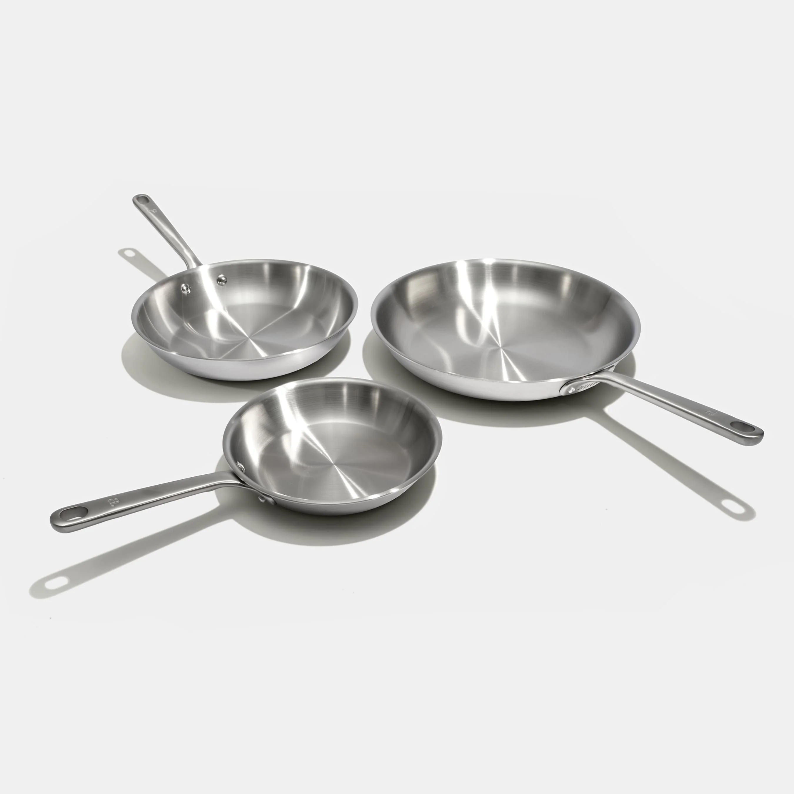 Pack Brigade - set de 3 poêles en inox - Image 6