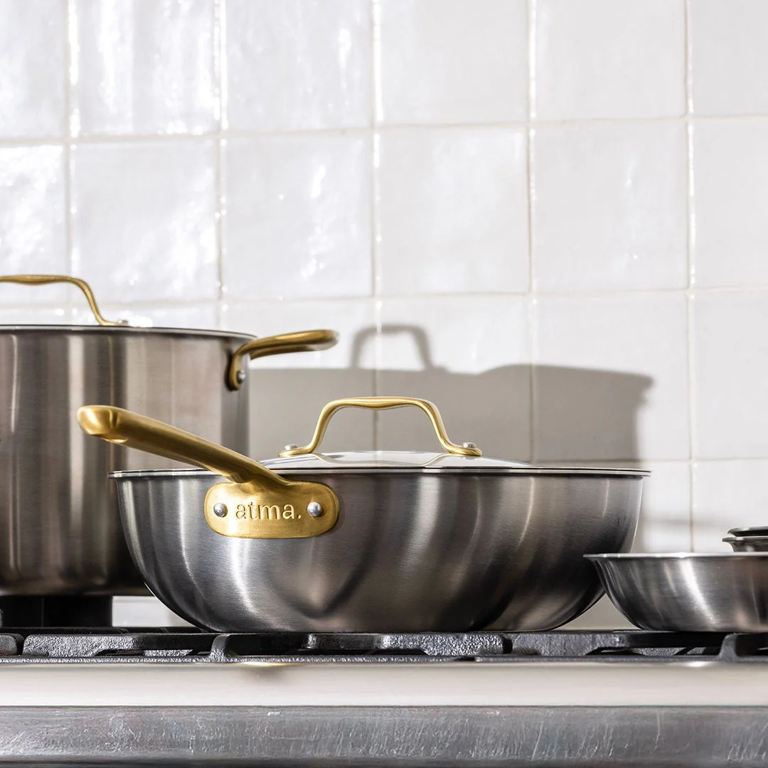 The Wok en inox, manche doré - 24 cm (Édition limitée) - Image 4